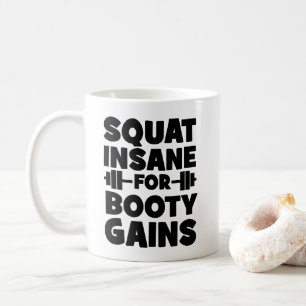 Squat Wahnsinn für Hintern gewinnt - Frauenfreundl Kaffeetasse