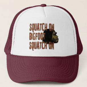 Squatch auf Bigfoot...Squatch auf Truckerkappe