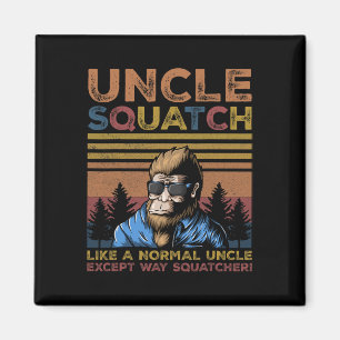 Squatch - Bigfoot Onkel Fathers Day Yeti Sasquatch Magnet