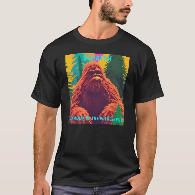 Squatch Guardian der Wildnis T-Shirt (Vorderseite)