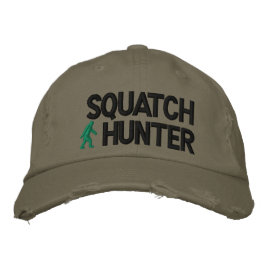 Squatch Hunter Bestickte Baseballkappe