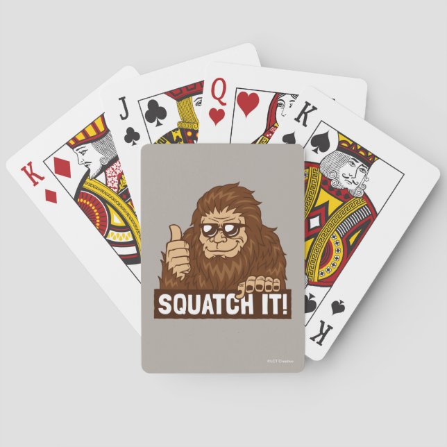 Squatch It Spielkarten (Rückseite)
