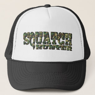 Squatch Jäger - Camouflage-Muster Truckerkappe