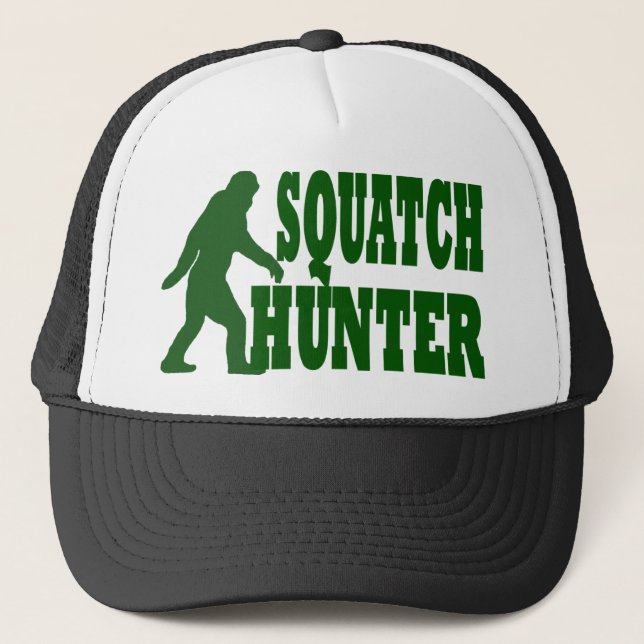 Squatch Jäger Truckerkappe (Vorderseite)