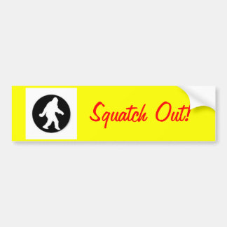 squatch.png, Squatch heraus! Autoaufkleber
