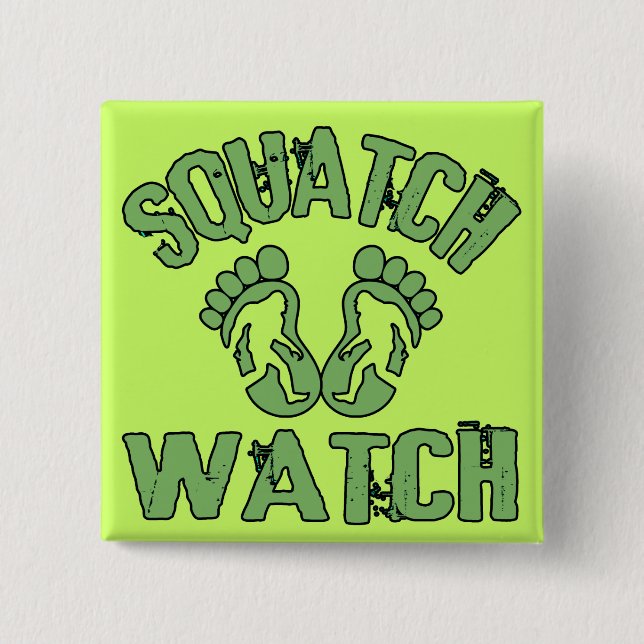 Squatch Uhr Button (Vorderseite)