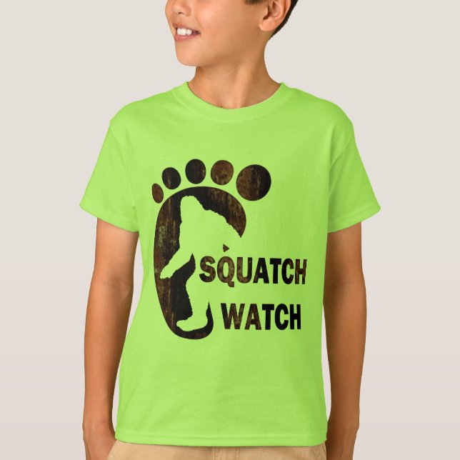 Squatch Uhr T-Shirt (Vorderseite)