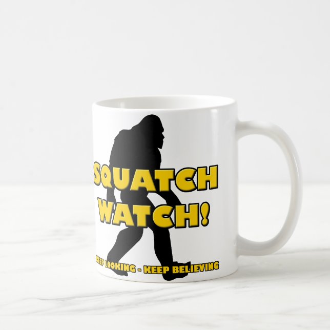 Squatch Watch Funny Sasquatch Bigfoot Yeti Tasse (Rechts)