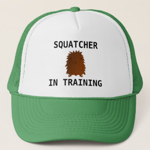 Squatcher im Trainingsbaby Bigfoot Truckerkappe