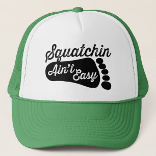 Squatchin ist nicht einfacher Fernlastfahrer-Hut Truckerkappe