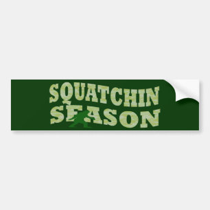Squatchin-Saison Autoaufkleber