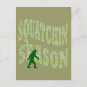 Squatchin-Saison Postkarte