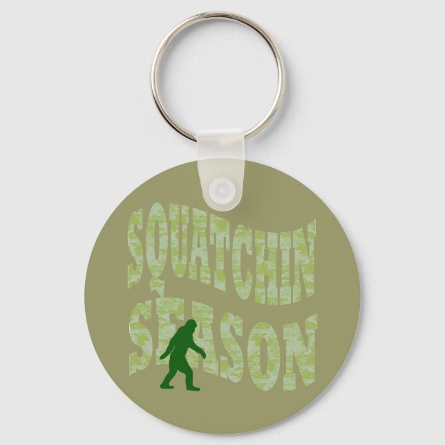 Squatchin-Saison Schlüsselanhänger (Vorderseite)