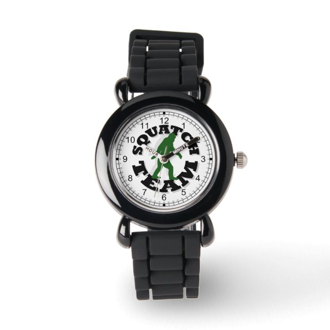 Squatchin-Squatchin-Team Armbanduhr (Vorderseite)