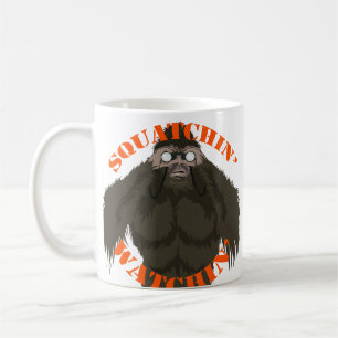 Squatchin' Watchin' Bigfoot Liebe Kaffeetasse