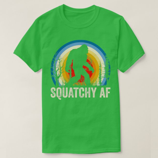 Squatchy AF Sasquatch Lover T-Shirt (Design vorne)