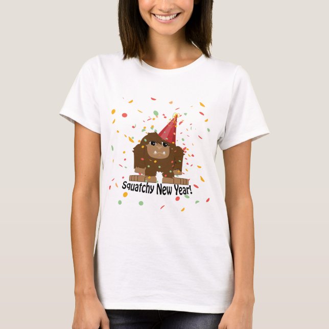 Squatchy New Year T-Shirt (Vorderseite)