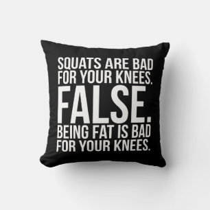 Squats sind schlecht für deine Knie? faux. Fett is Kissen