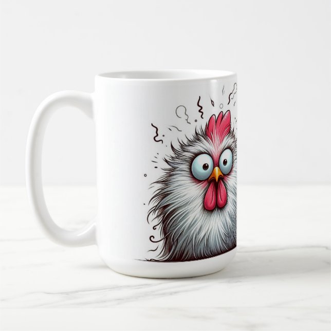 "Squawk and Joy Chicken" Mug Kaffeetasse (Links)