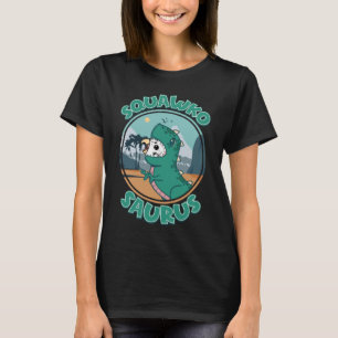 Squawkosaurus Rex Papagei I Veilchen Wellensittich T-Shirt
