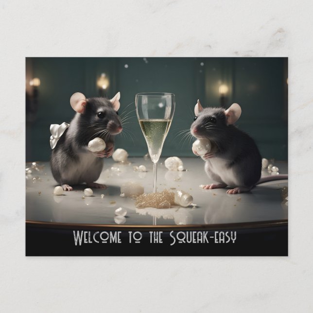 Squeak Easy Postkarte (Vorderseite)