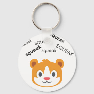Squeak Hamster Niedlich Emoji Schlüsselanhänger
