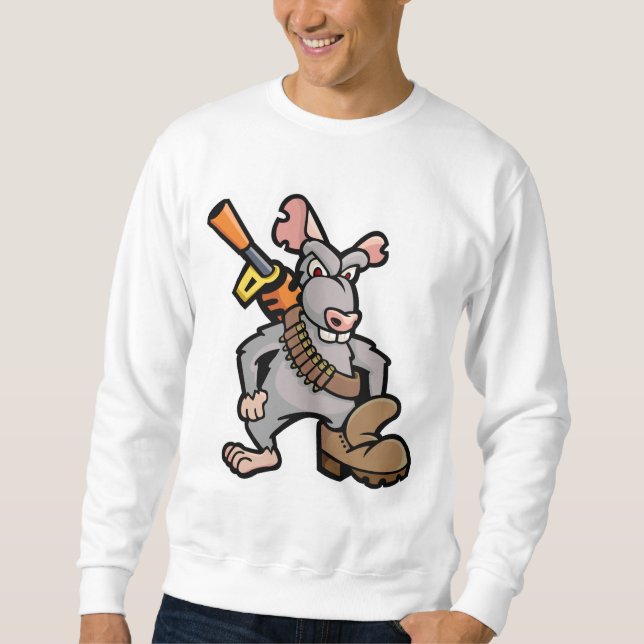 SqueakyBoot Illustrations-Emblem-Kleid Sweatshirt (Vorderseite)