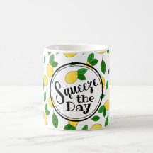 Squeeeeze the Day Funny Zitat Lemon Clip Art Muste