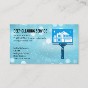 Squeegee-Zuhause-Logo   Tief reinigen Visitenkarte