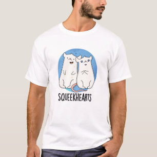 Squeekherzen Funny Mouse Sweetheart Pun T-Shirt