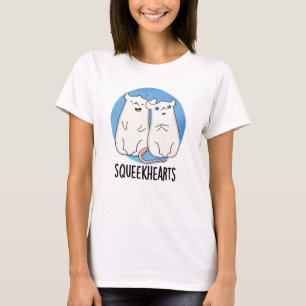 Squeekherzen Funny Mouse Sweetheart Pun T-Shirt