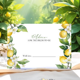 Squeeze Brautparty Advice for Bride Card Einladung