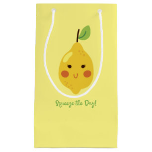 Squeeze the Day Punny Lemon Kleine Geschenktüte