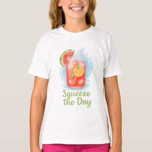 Squeeze the Day - T-shirt pour enfants frais et am