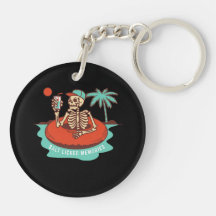 Squelette avec un verre flottant sur un