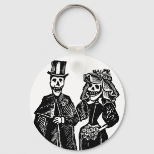 Squelette Couple - Porte-clés