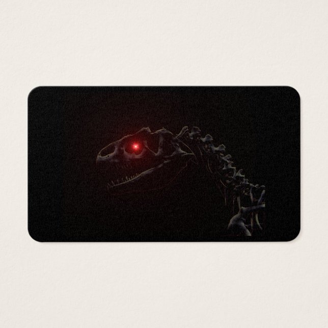 Squelette de dinosaure Zombie mort (Devant)