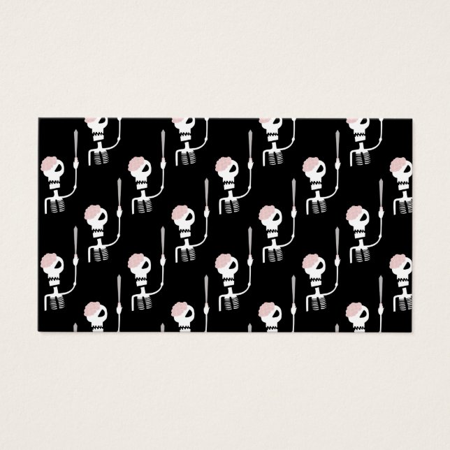 Squelette d'Halloween avec épée (Devant)