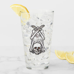 Squelette d'Halloween - Verre de pinte