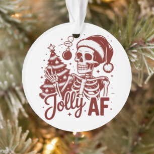 Squelette joyeux Snarky Noël Sarcasme Drôle