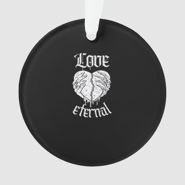 Squelette Mains Coeur Gothique Classique (devant)
