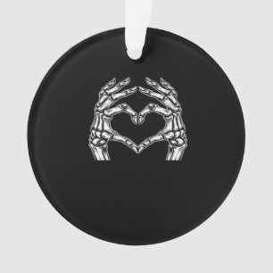 Squelette Mains de coeur Signer Costume d'Hallowee