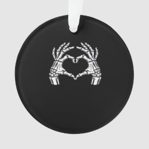 Squelette Mains du coeur Signal Costume d'Hallowee