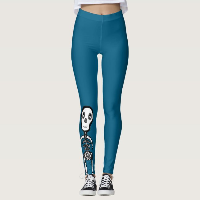 Squelettes de monstre Leggings (Devant)