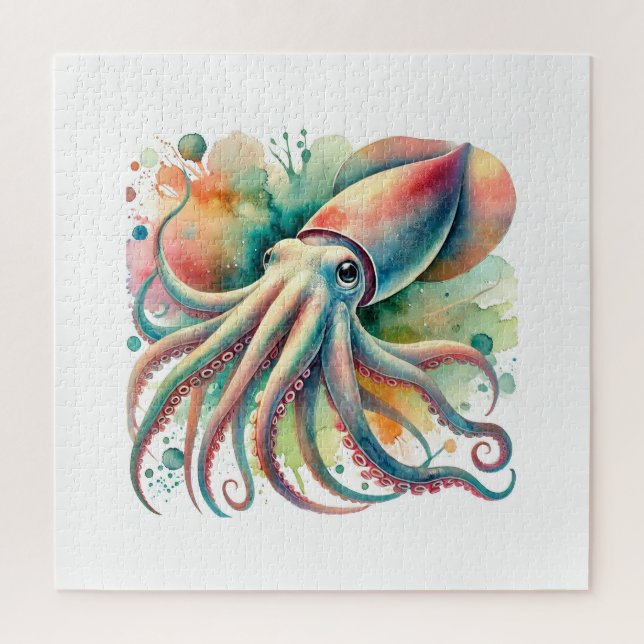 Squid 200924AREF130 - Watercolor (Vertikal)