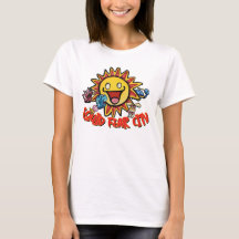Squid Fear City Grafik T-Shirt