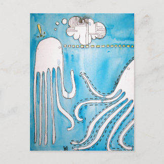 Squid Talk Postcards 1 Postkarte