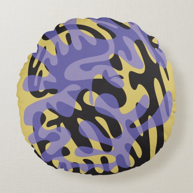 Squidlee Dee Round Pillow Rundes Kissen (Vorderseite)