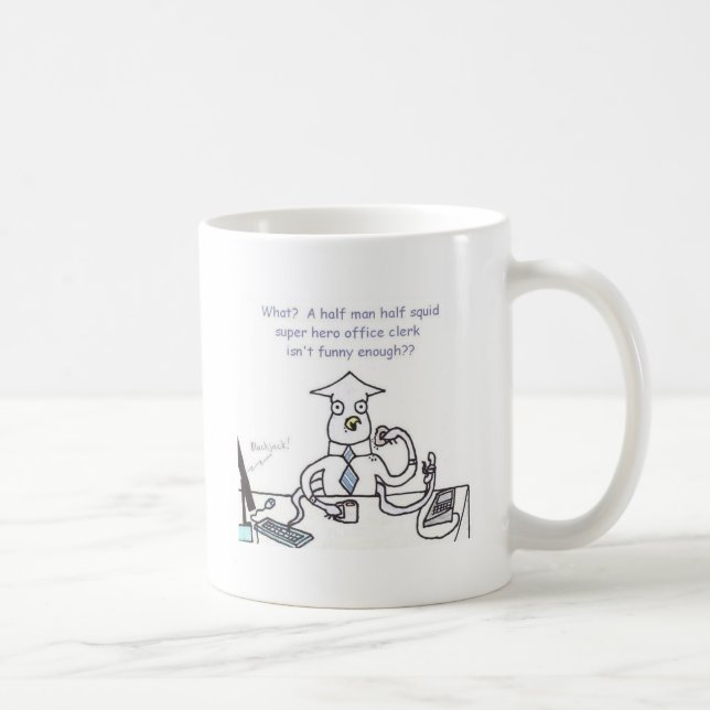 Squidman begrenzte Ausgaben-Kaffee-Tasse Kaffeetasse (Rechts)