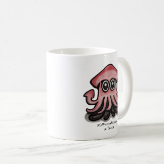 Squido Tintenfisch, MeWarriorFrau auf Twitch Kaffeetasse